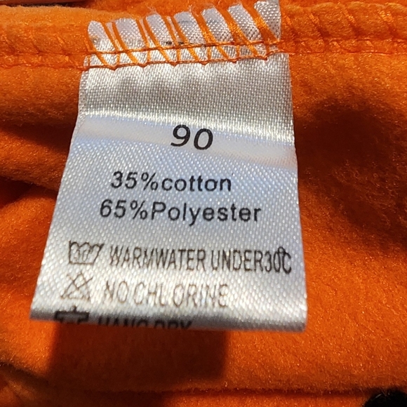 NWOT Baby Pumpkin Costume Onesie Size EU 90/US 2T - Picture 5 of 5